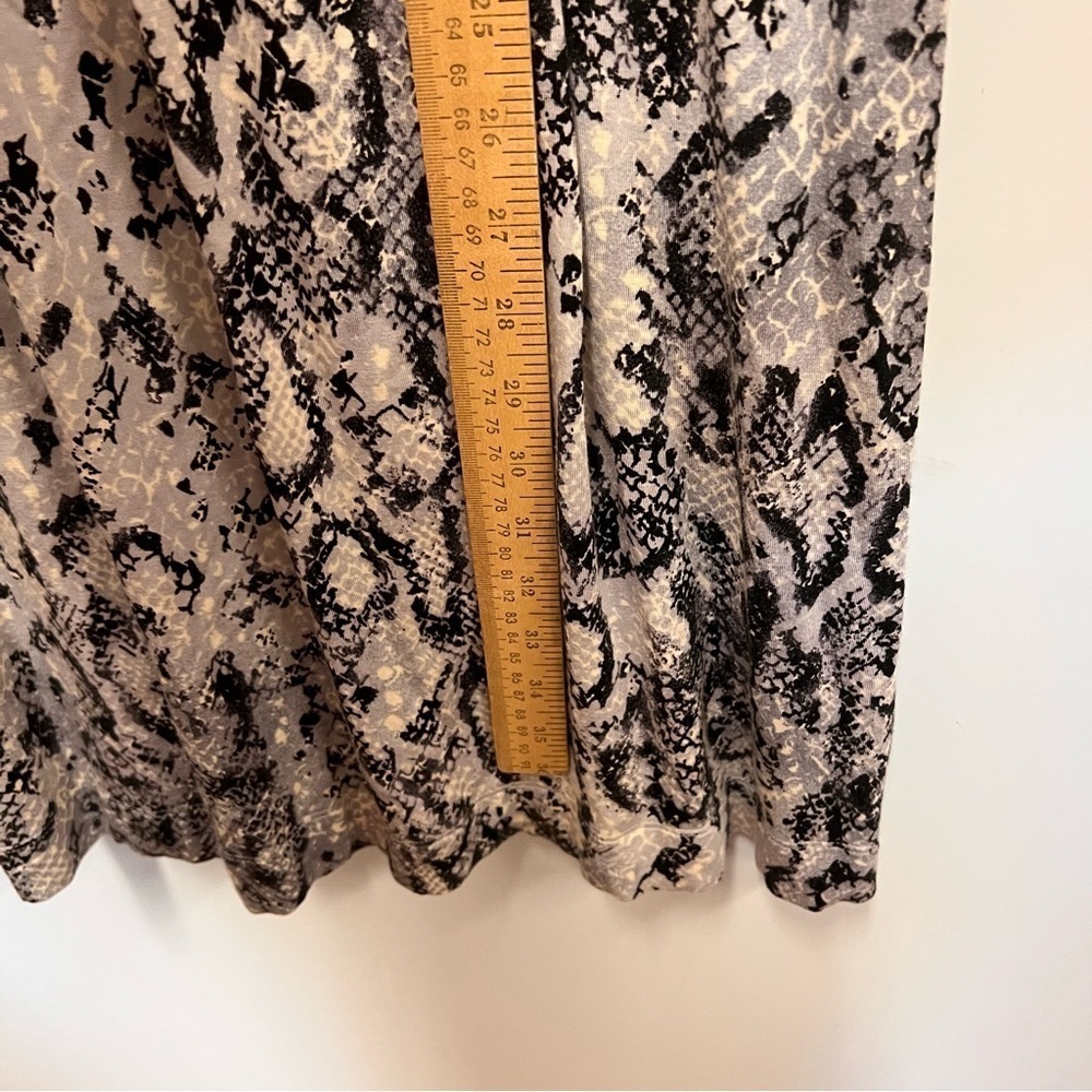 Soma Snake Print Faux Wrap Dress size Medium - Picture 6 of 8